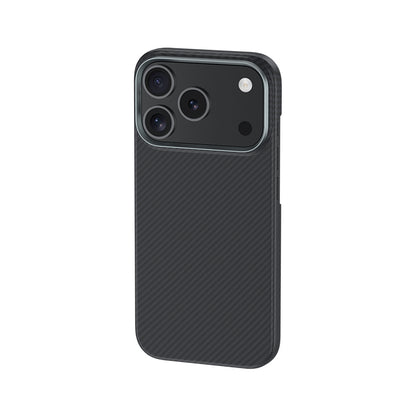 Apple iPhone 17 Pro Max Kılıf Benks M-safe Şarj Özellikli Metal Kamera Çerçeveli Magnetik ArmorAir 600D Kevlar Fiber Kapak Siyah