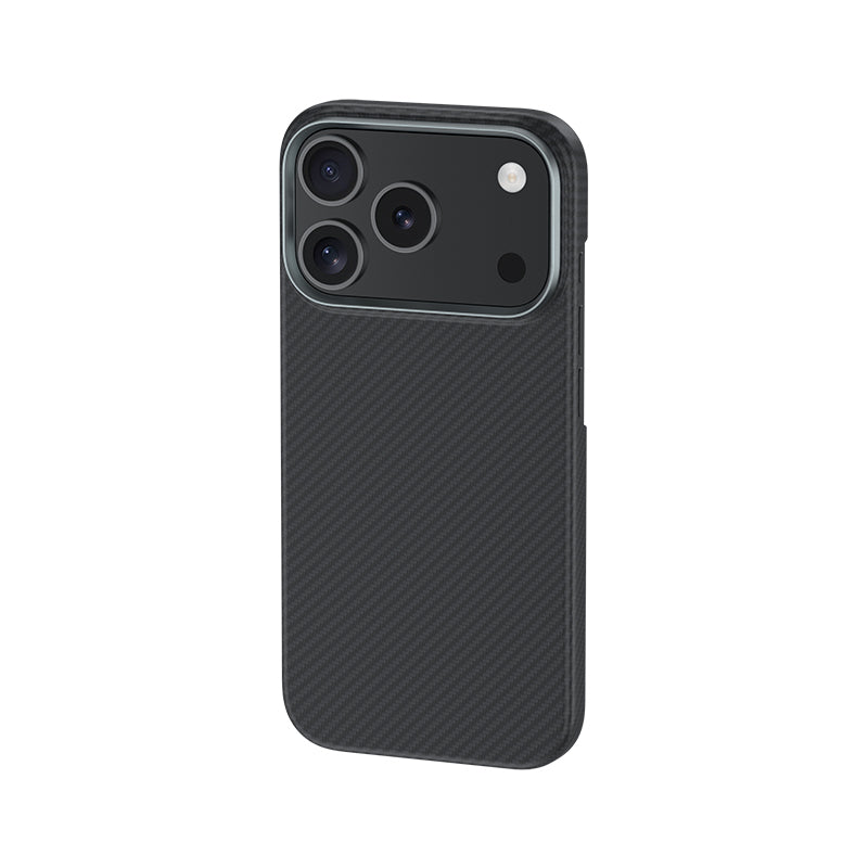 Apple iPhone 17 Pro Max Kılıf Benks M-safe Şarj Özellikli Metal Kamera Çerçeveli Magnetik ArmorAir 600D Kevlar Fiber Kapak Siyah