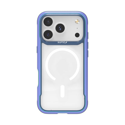 Apple iPhone 17 Pro Max Kılıf M-safe Şarj Özellikli Airbagli Raptic Shield Serisi Şeffaf Arka Yüzey Kapak Colorful