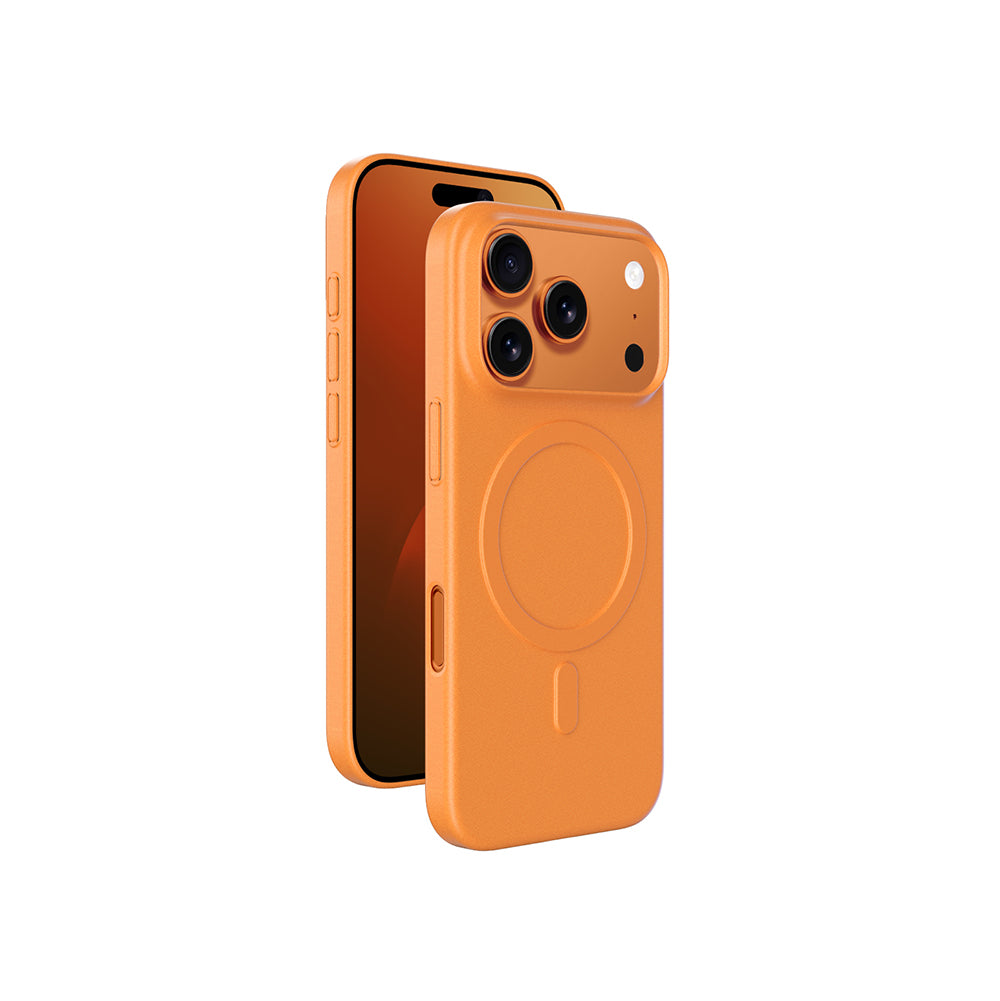 Apple iPhone 17 Pro Max Case M-safe Charging Feature Amazingthing Minimal Air Series Cover Orange 
