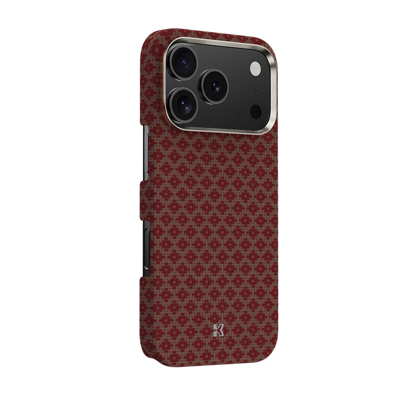 Apple iPhone 17 Pro Max Kılıf M-Safe Şarj Özellikli Benks ArmorAir ArmorGrid Serisi Kevlar Kapak Mavi