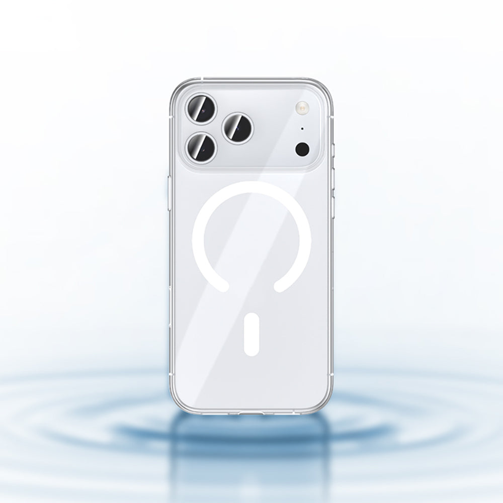 Apple iPhone 17 Pro Max Kılıf M-safe Şarj Özellikli Benks Crystal Serisi Şeffaf Kapak Şeffaf