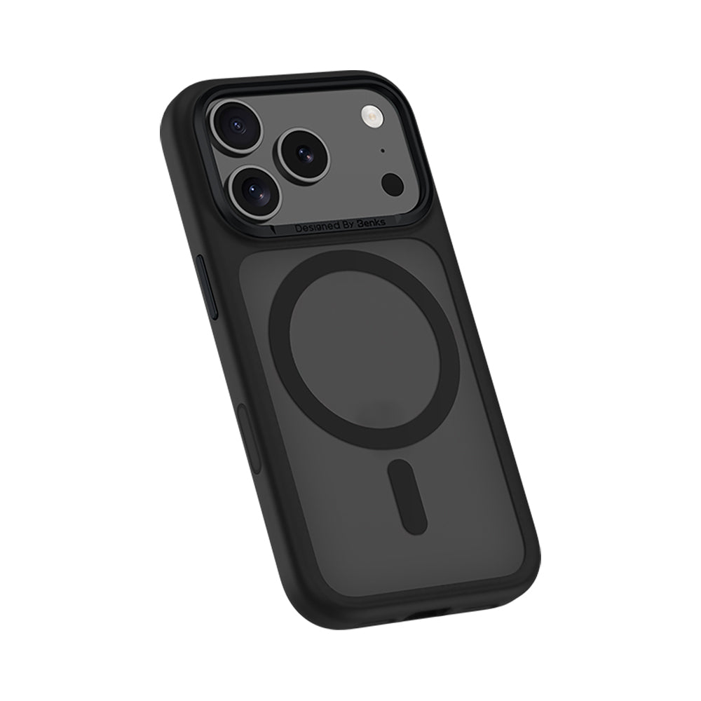 Apple iPhone 17 Pro Max Kılıf M-safe Şarj Özellikli Benks Mist Protective Kapak Beyaz