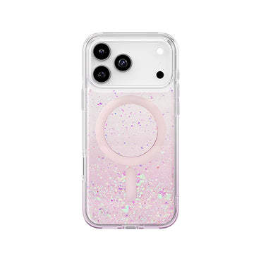 Apple iPhone 17 Pro Max Kılıf M-safe Şarj Özellikli Hologram Parçalı Coehl Rosara Kapak