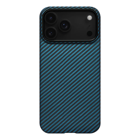 Apple iPhone 17 Pro Max Kılıf M-Safe Şarj Özellikli Kamera Kontrol Butonlu Aramid Fiber Pitaka Ultra-Slim Kapak