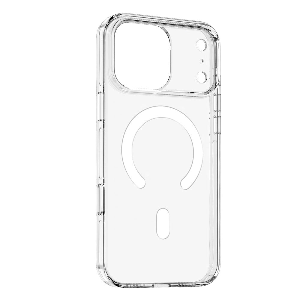 Apple iPhone 17 Pro Max Kılıf M-safe Şarj Özellikli Kamera Korumalı Zore Kripto Kapak Şeffaf