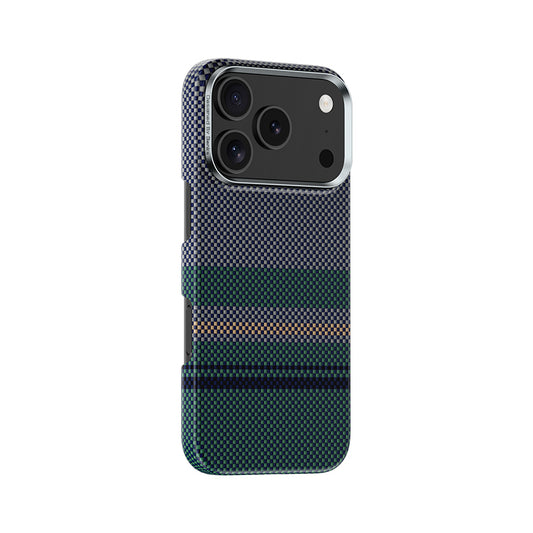 Apple iPhone 17 Pro Max Case with M-Safe Charging Feature Carbon Fiber Design Benks Aurora ArmorAir Kevlar Cover Black 
