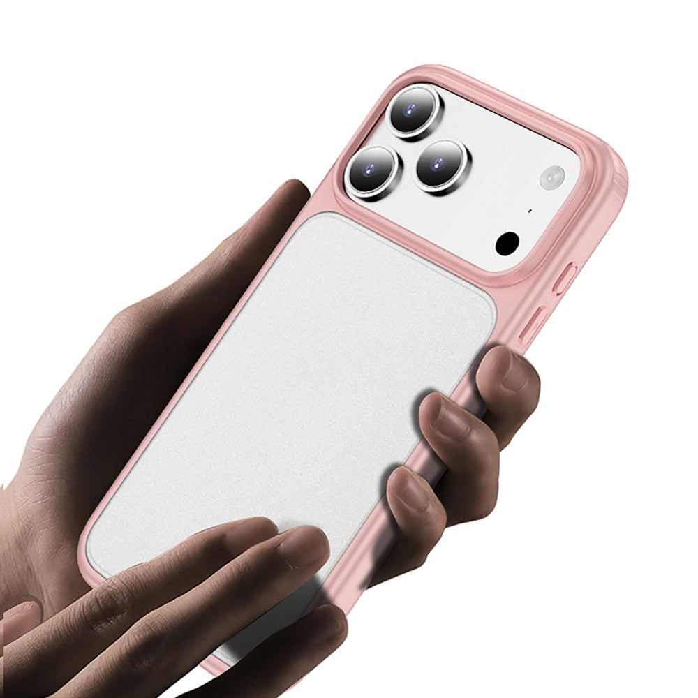 Apple iPhone 17 Pro Max Kılıf M-safe Şarj Özellikli Mat Arka Yüzey Wlons Lola Kapak Turuncu