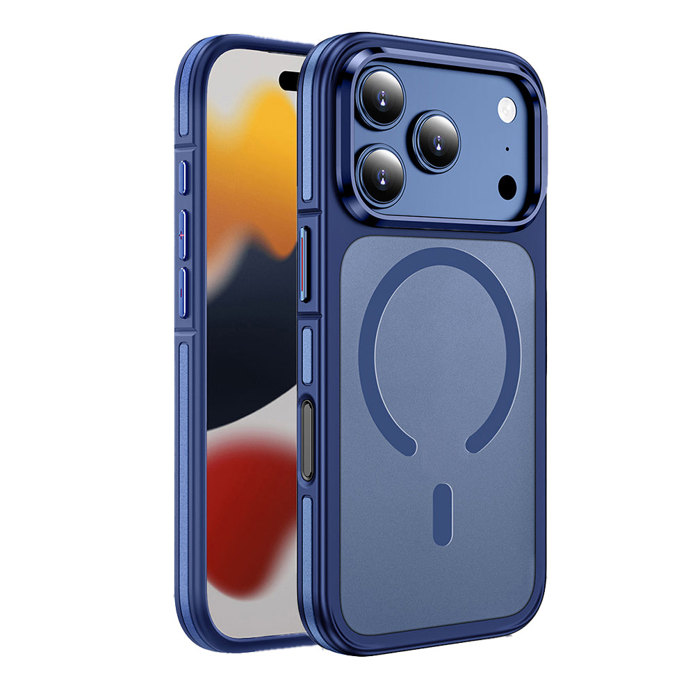 Apple iPhone 17 Pro Max Kılıf M-safe Şarj Özellikli Mat Görünümlü Wlons Vevo Kapak