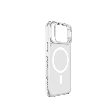 Apple iPhone 17 Pro Max Case with M-safe Charging, Metal Camera Frame, Airbag Design, Lenyes CK221 Hard PC Cover, Transparent 