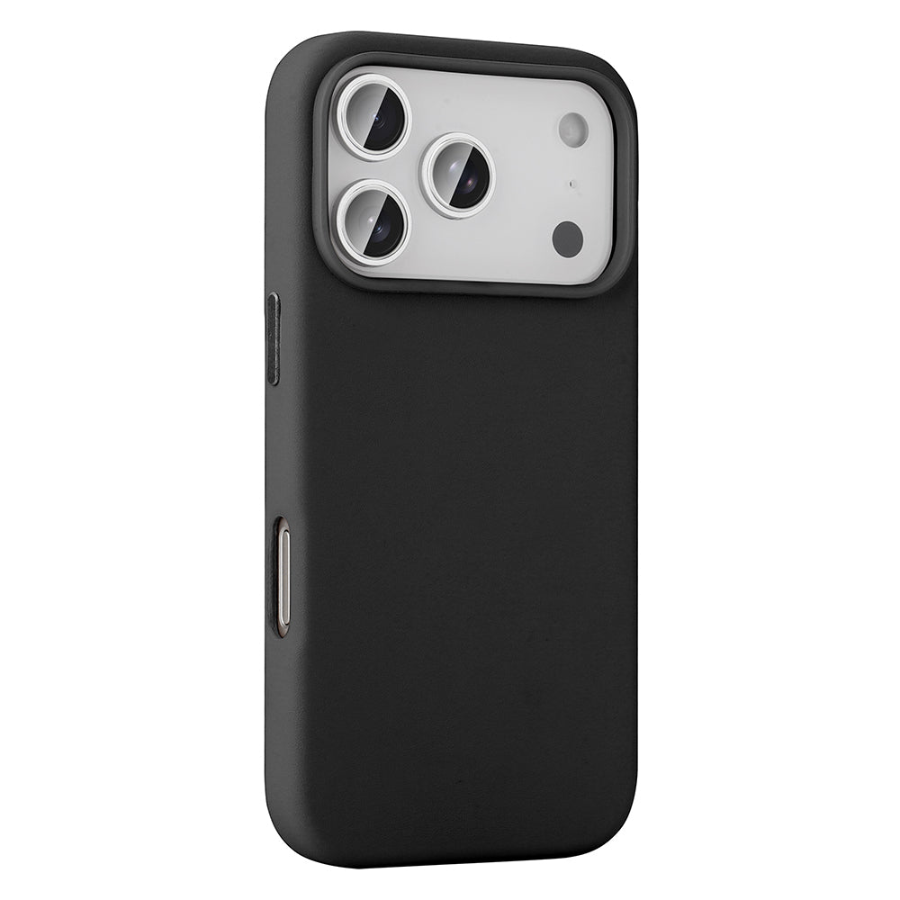 Apple iPhone 17 Pro Max Case M-safe Charging Feature PU Leather Look Zore Cupra Cover Navy Blue