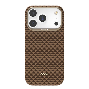Apple iPhone 17 Pro Max Kılıf M-safe Şarj Özellikli Raptic Aramid Skin Origin Serisi Kapak Kırmızı
