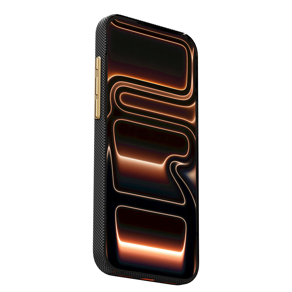 Apple iPhone 17 Pro Max Kılıf M-safe Şarj Özellikli Raptic Aramid Skin Rise Serisi Kapak