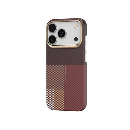 Apple iPhone 17 Pro Max Kılıf M-safe Şarj Özellikli Raptic Aramid Skin Transform Serisi Kapak Mavi