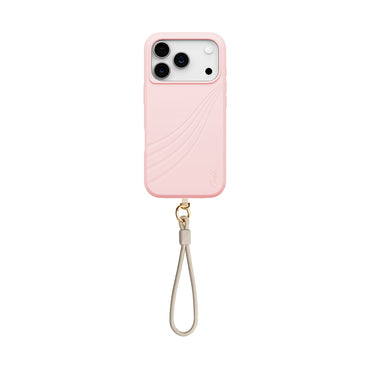 Apple iPhone 17 Pro Max Case M-safe Charging Feature Soft Back Surface Strap Rope Coehl Serina Cover Pink
