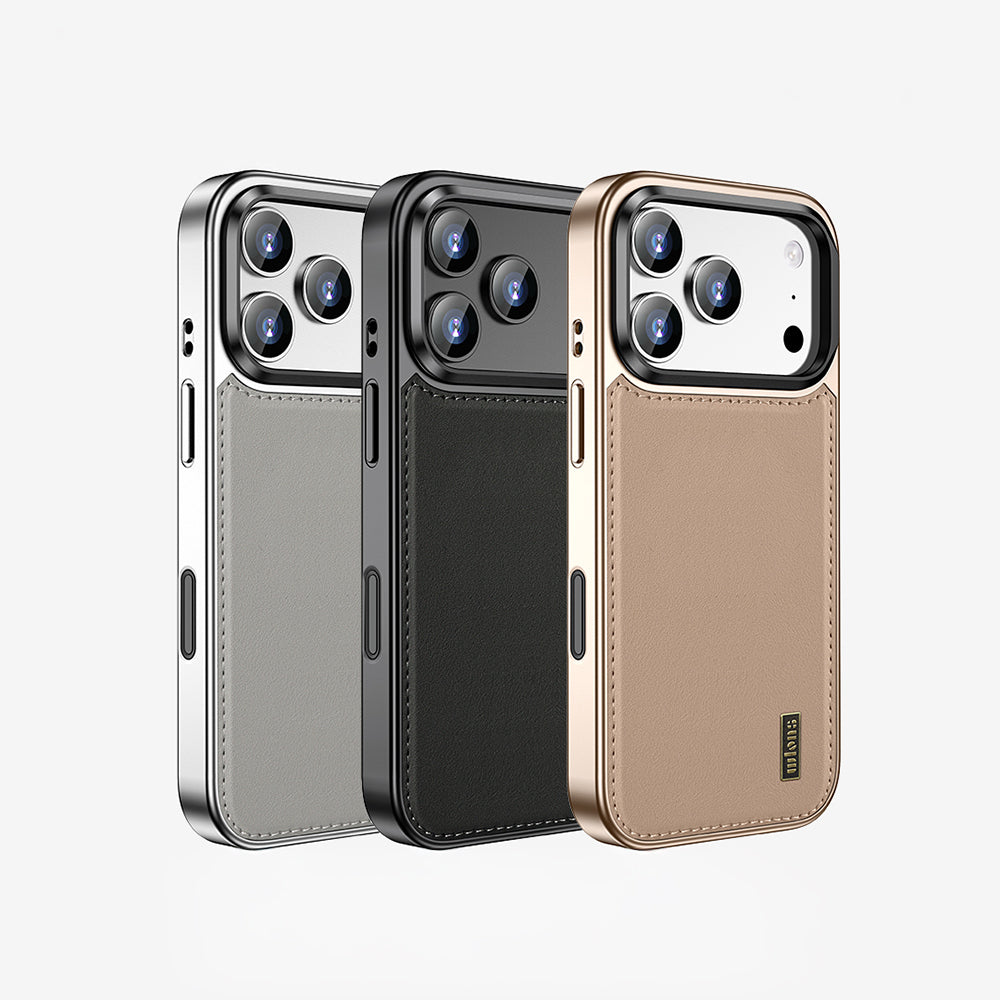 Apple iPhone 17 Pro Max Kılıf M-safe Şarj Özellikli Standlı Leto Kapak Siyah