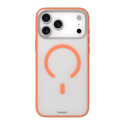 Apple iPhone 17 Pro Max Kılıf M-safe Şarj Özellikli Youngkit Clear Serisi Kapak