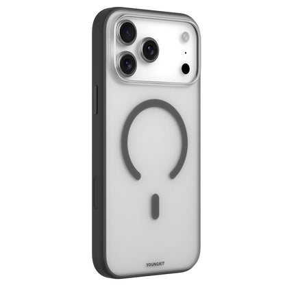 Apple iPhone 17 Pro Max Kılıf M-safe Şarj Özellikli Youngkit Clear Serisi Kapak