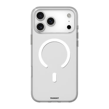 Apple iPhone 17 Pro Max Kılıf M-safe Şarj Özellikli Youngkit Clear Serisi Kapak