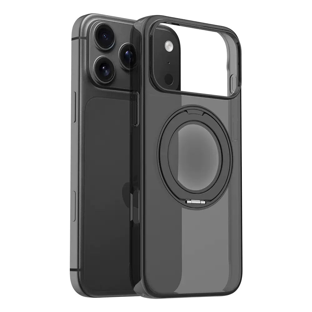 Apple iPhone 17 Pro Max Kılıf M-Safe Şarj Özellikli Zore Luzer 360 Standlı Kapak