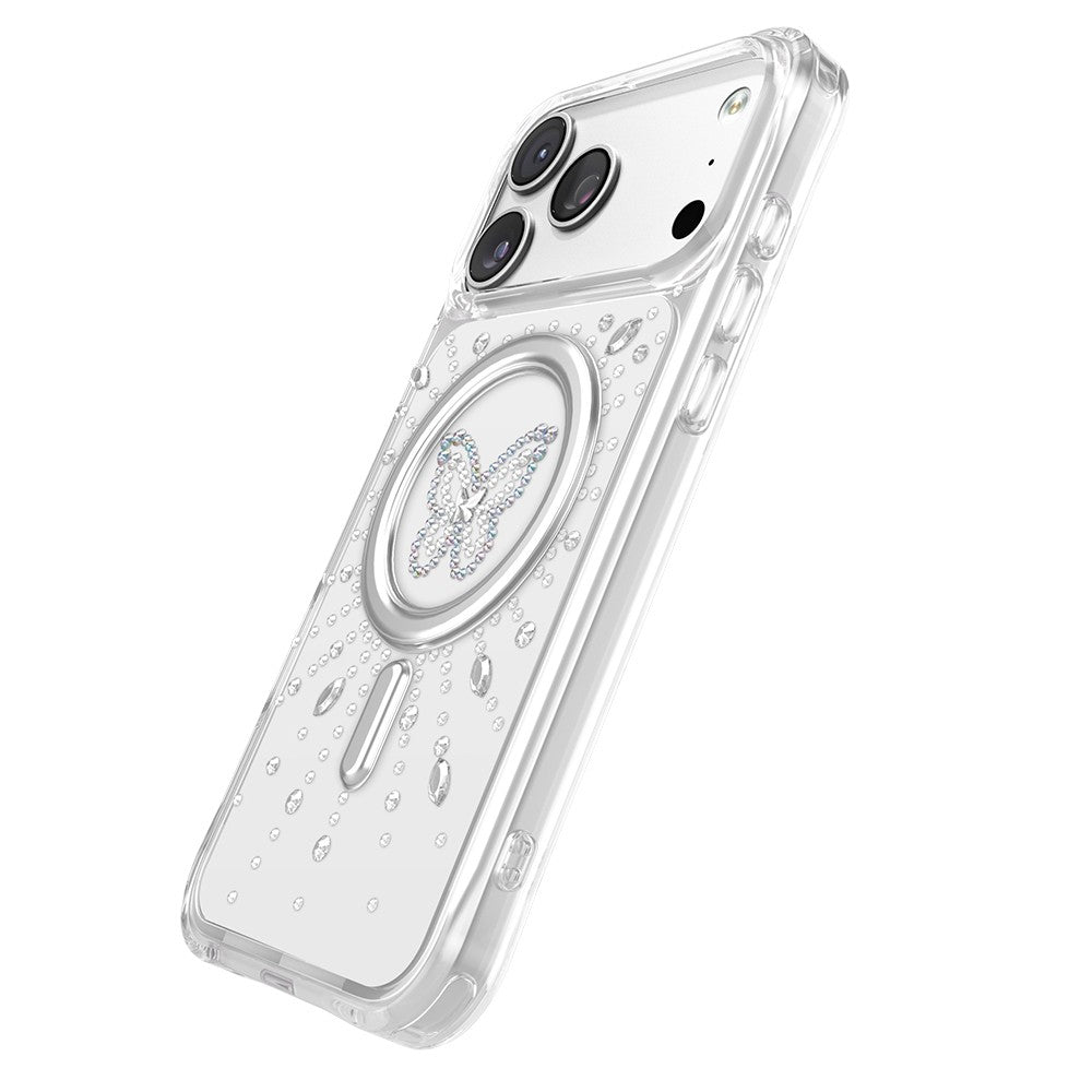 Apple iPhone 17 Pro Max Kılıf M-Safe Şarj Özellikli Zore Paris Mova Sert PC Kapak