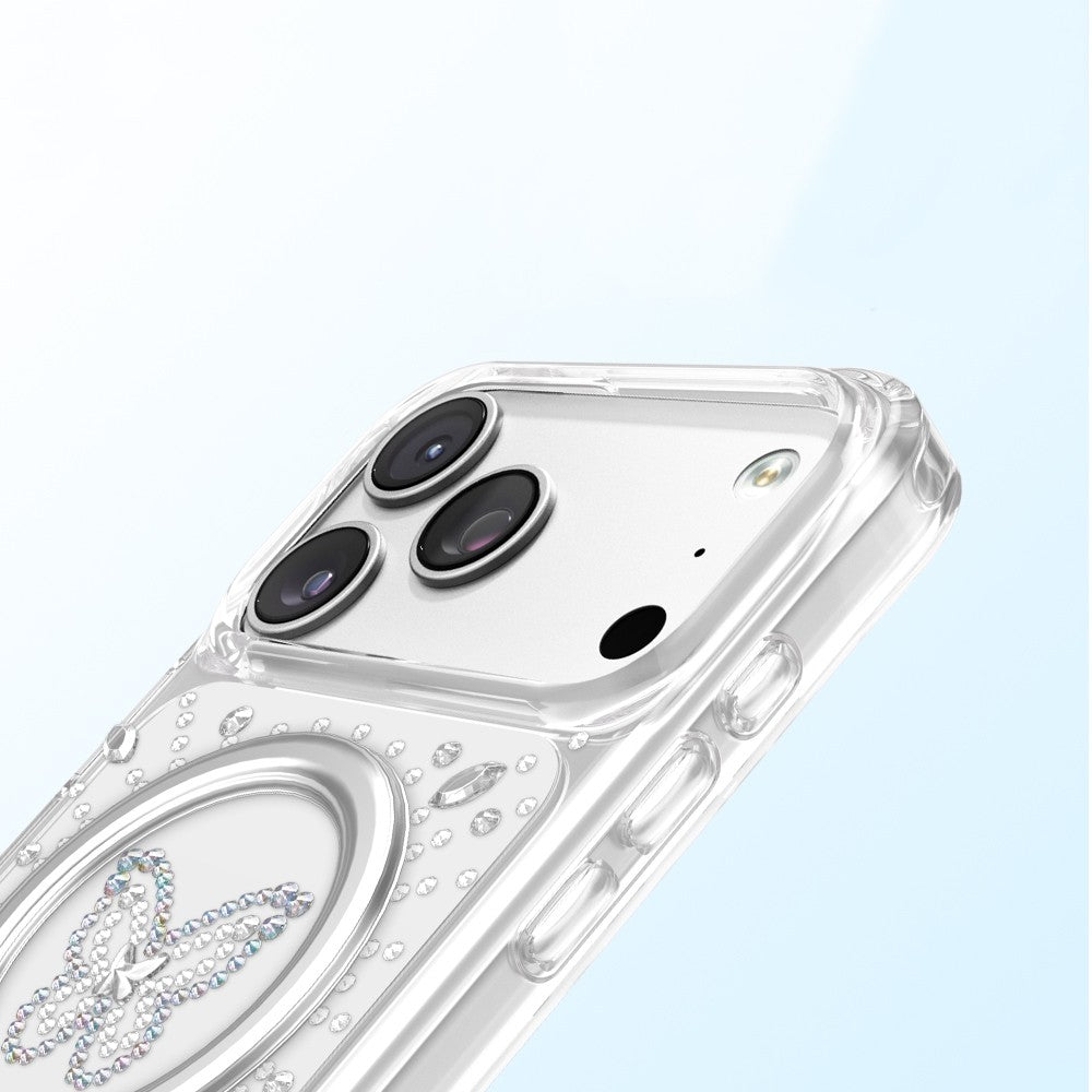 Apple iPhone 17 Pro Max Kılıf M-Safe Şarj Özellikli Zore Paris Mova Sert PC Kapak