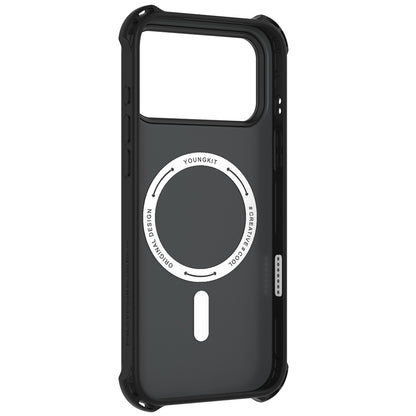 Apple iPhone 17 Pro Max Kılıf Mat Renkli Tasarım Youngkit True Color Serisi Kapak Turuncu