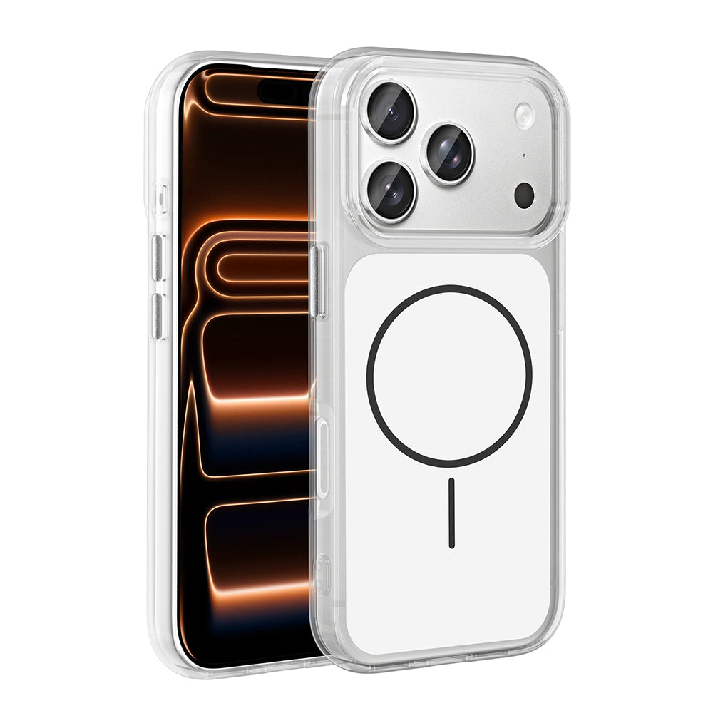 Apple iPhone 17 Pro Max Kılıf Metal Buton Tasarımlı Zore İkonik Sert Silikon Kapak