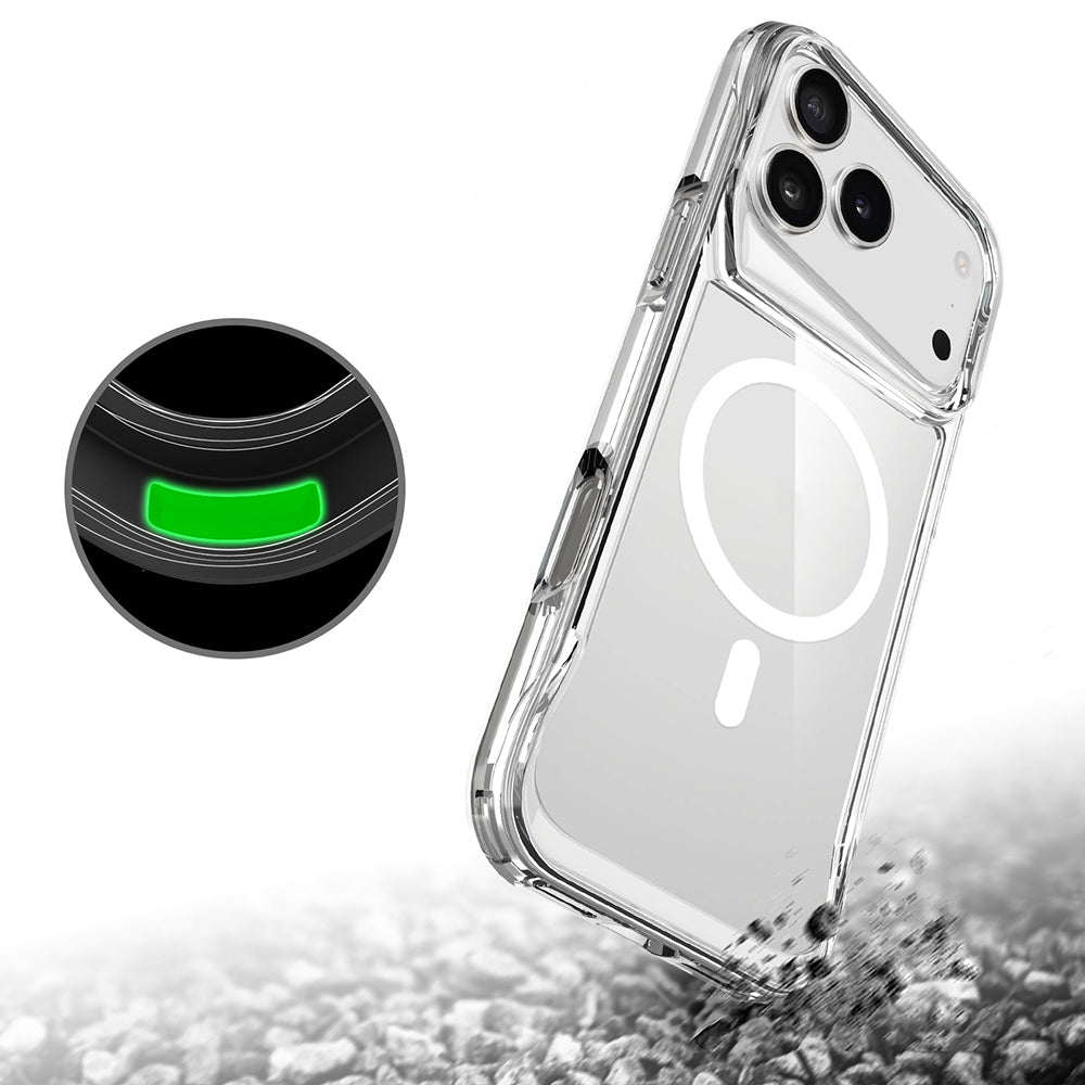 Apple iPhone 17 Pro Max Case Zore M-safe Charging Feature T-Max M-safe Cover Transparent