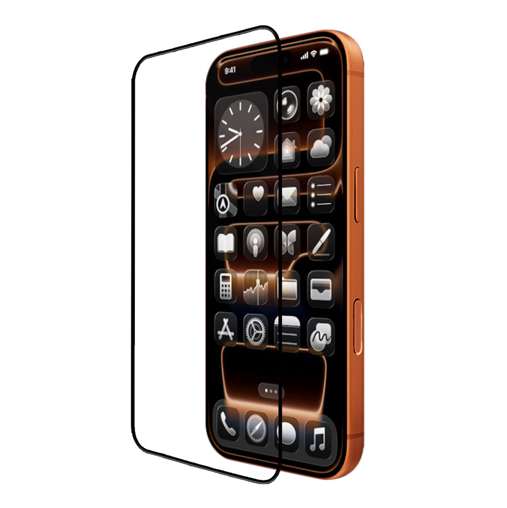 Apple iPhone 17 Pro Max Mohseven Pure Safir Coating HD 3D Glue Temperli Cam Ekran Koruyucu