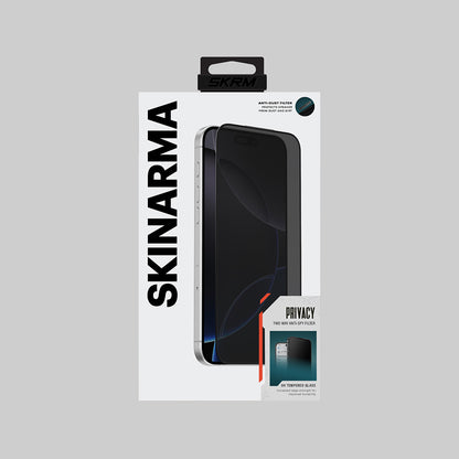 Apple iPhone 17 Pro Max Skinarma 0.33mm Antidust Privacy Cam Ekran Koruyucu Siyah
