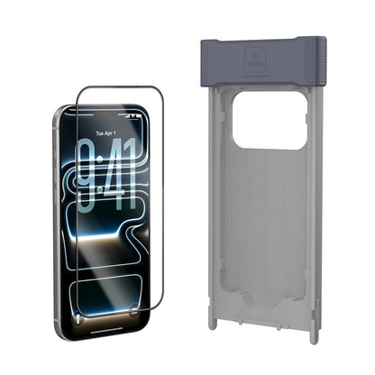 Apple iPhone 17 Pro Max Wiwu GT-033 Glass Ultra Serisi 3D Anti Reflective Ekran Koruyucu Cam + Kolay Uygulama Aparatı