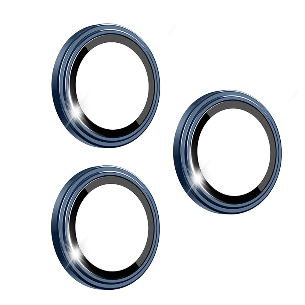 Apple iPhone 17 Pro Max Wiwu LG-005 Falcon Anti Reflective Çizilmeye Karşı Dayanıklı Kamera Lens Koruyucu Lacivert