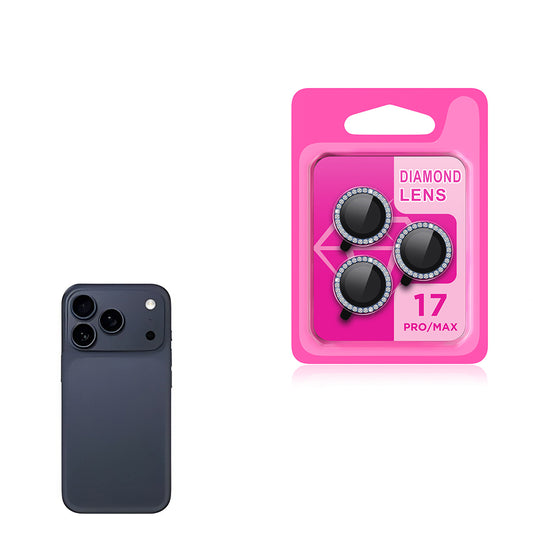 Apple iPhone 17 Pro Max Zore CL-06 Kamera Lens Koruyucu Lacivert