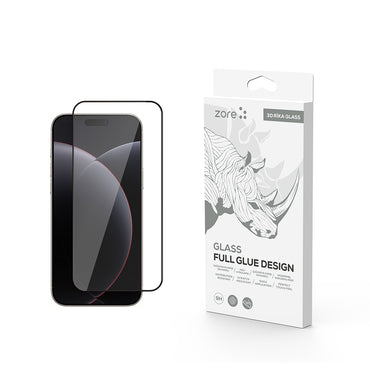 Apple iPhone 17 Pro Max Zore Rika Premium Tempered Glass Screen Protector Transparent 