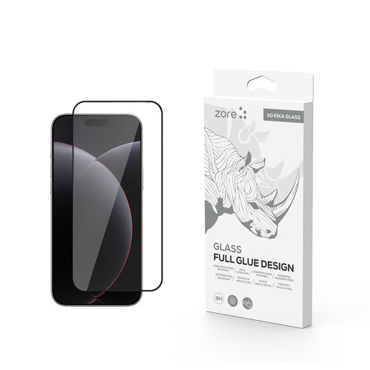 Apple iPhone 17 Pro Max Zore Rika Premium Tempered Glass Screen Protector Transparent 