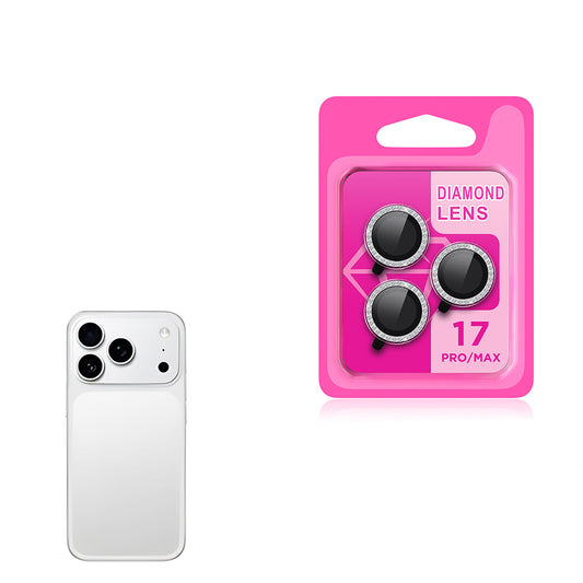 Apple iPhone 17 Pro Zore CL-06 Camera Lens Protector Titanium-Silver
