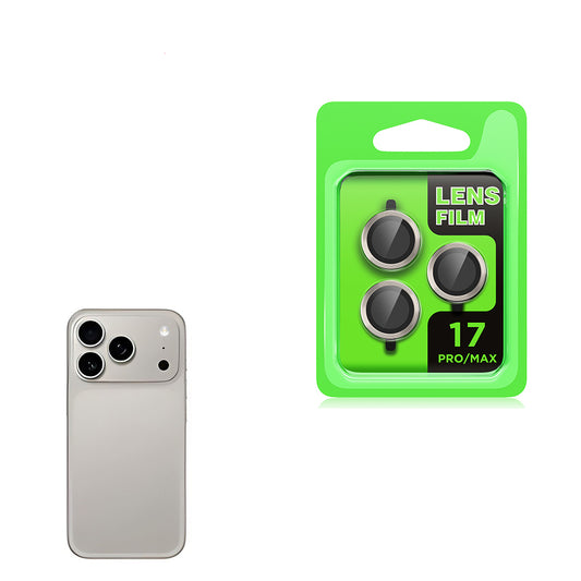 Apple iPhone 17 Pro Zore CL-07 Camera Lens Protector Titanium-Gray