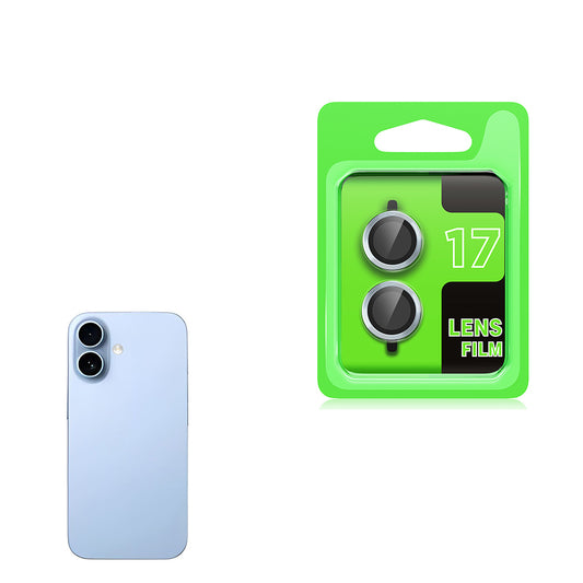Apple iPhone 17 Zore CL-07 Camera Lens Protector Light Blue