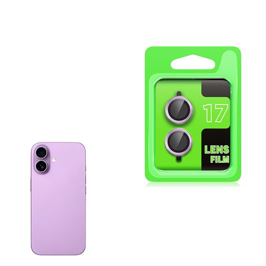 Apple iPhone 17 Zore CL-07 Camera Lens Protector Light Purple