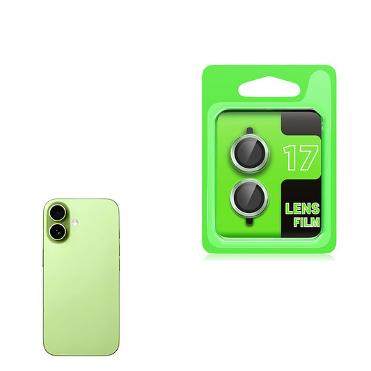 Apple iPhone 17 Zore CL-07 Camera Lens Protector Light Green