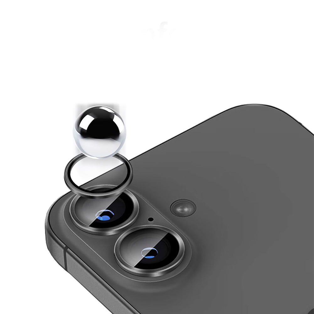 Apple iPhone 17 Zore Micro Camera Lens Protector Black 