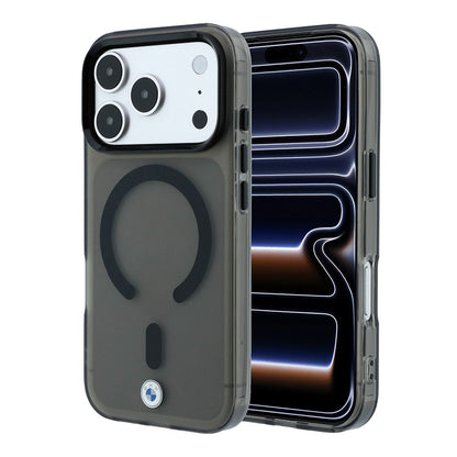 Apple iPhone 18 Pro Kılıf BMW Orjinal Lisanslı M-safe Şarj Özellikli Metal Logolu Buzlu IML Baskılı Kapak
