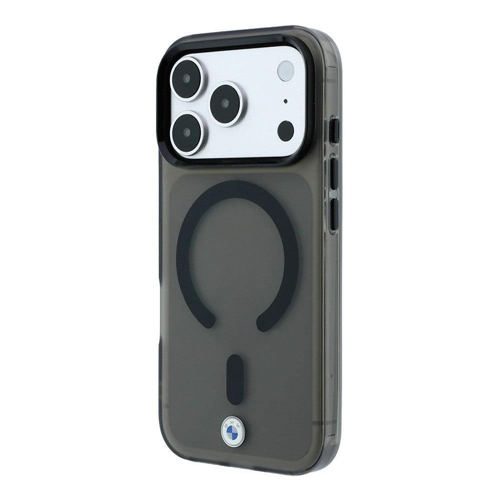Apple iPhone 18 Pro Kılıf BMW Orjinal Lisanslı M-safe Şarj Özellikli Metal Logolu Buzlu IML Baskılı Kapak