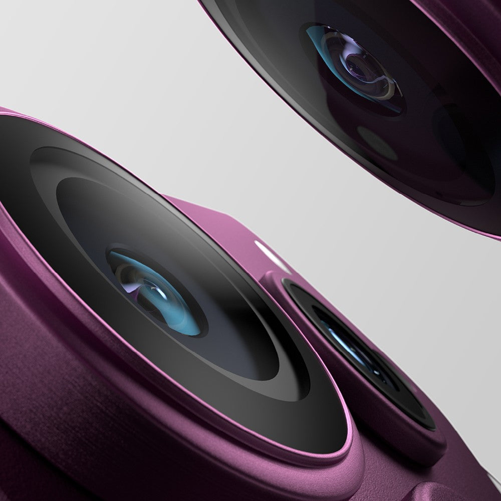 Apple iPhone 18 Pro Kılıf M-Safe Şarj Özellikli Airbag Tasarımlı AmazingThing Glamour SLens Serisi Kapak