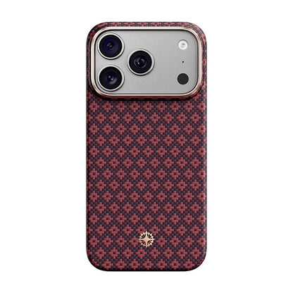 Apple iPhone 18 Pro Kılıf M-Safe Şarj Özellikli Benks ArmorAir ArmorGrid Serisi C1 Kevlar Karbon Kapak