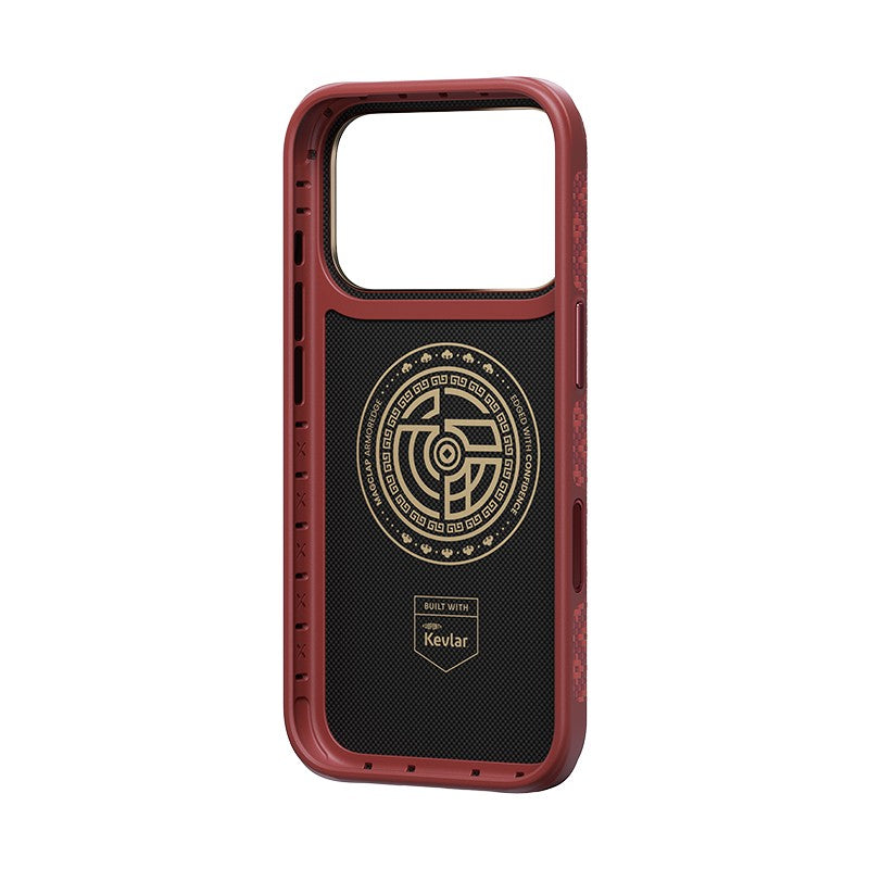 Apple iPhone 18 Pro Kılıf M-Safe Şarj Özellikli Benks ArmorPro ArmorEdge X9 Serisi Kevlar Karbon Kapak