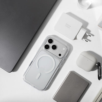 Apple iPhone 18 Pro Kılıf M-safe Şarj Özellikli Native Union Airbag Tasarımlı RE Clear Serisi Kapak