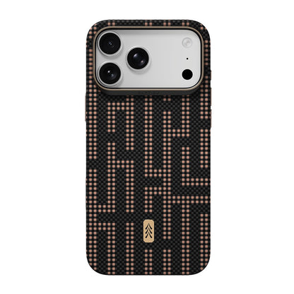 Apple iPhone 18 Pro Kılıf M-safe Şarj Özellikli Raptic Aramid Dual Ultra Grid Serisi Karbon Kapak