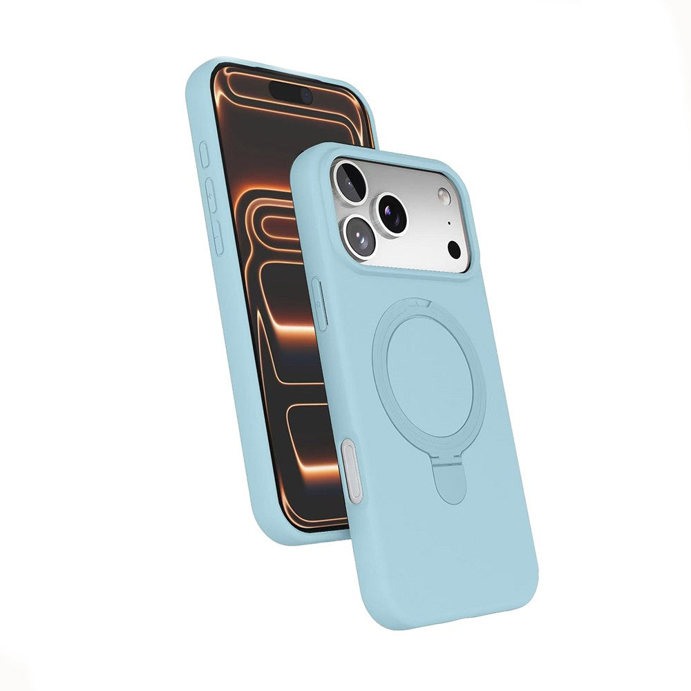 Apple iPhone 18 Pro Kılıf M-safe Şarj Özellikli Standlı Zore Samara Kapak